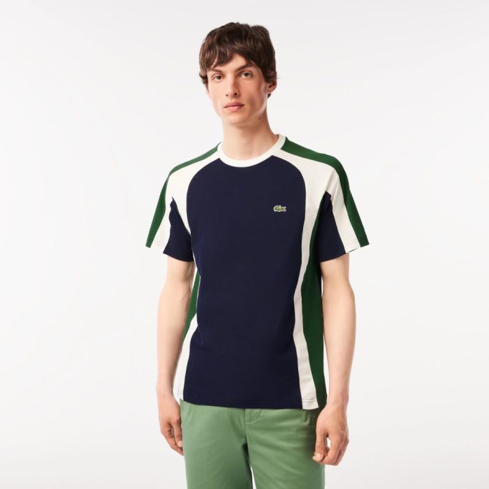 Roundneck Vertical Tri Color Block